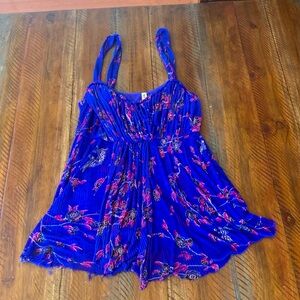 Women’s Free People Floral Top Blouse Shirt Arge